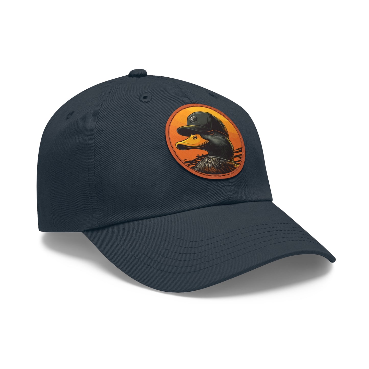 Stylish Dad Hat with Leather Patch - Perfect Gift for Dads, Outdoor Adventures, Casual Wear, Summer Celebrations