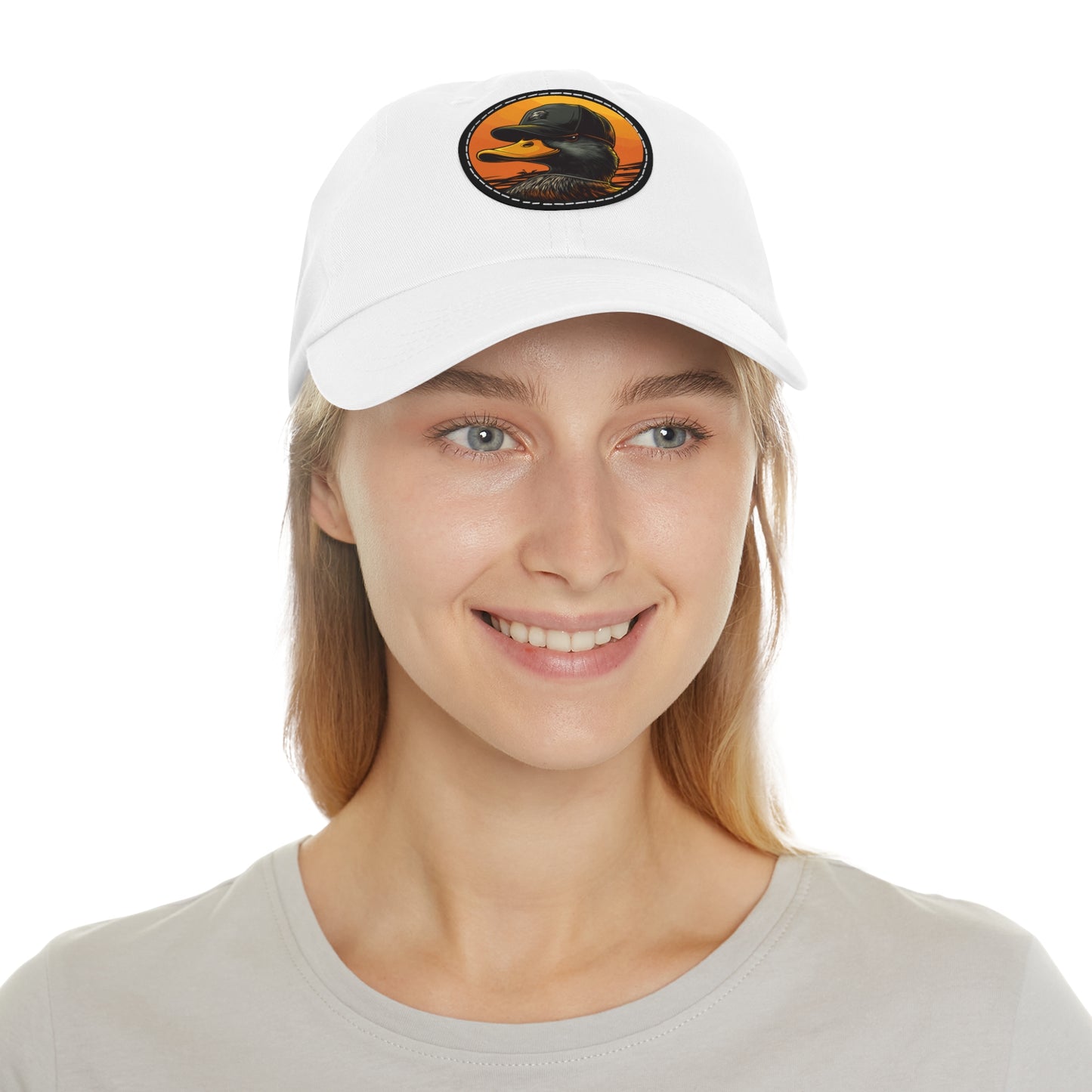 Stylish Dad Hat with Leather Patch - Perfect Gift for Dads, Outdoor Adventures, Casual Wear, Summer Celebrations