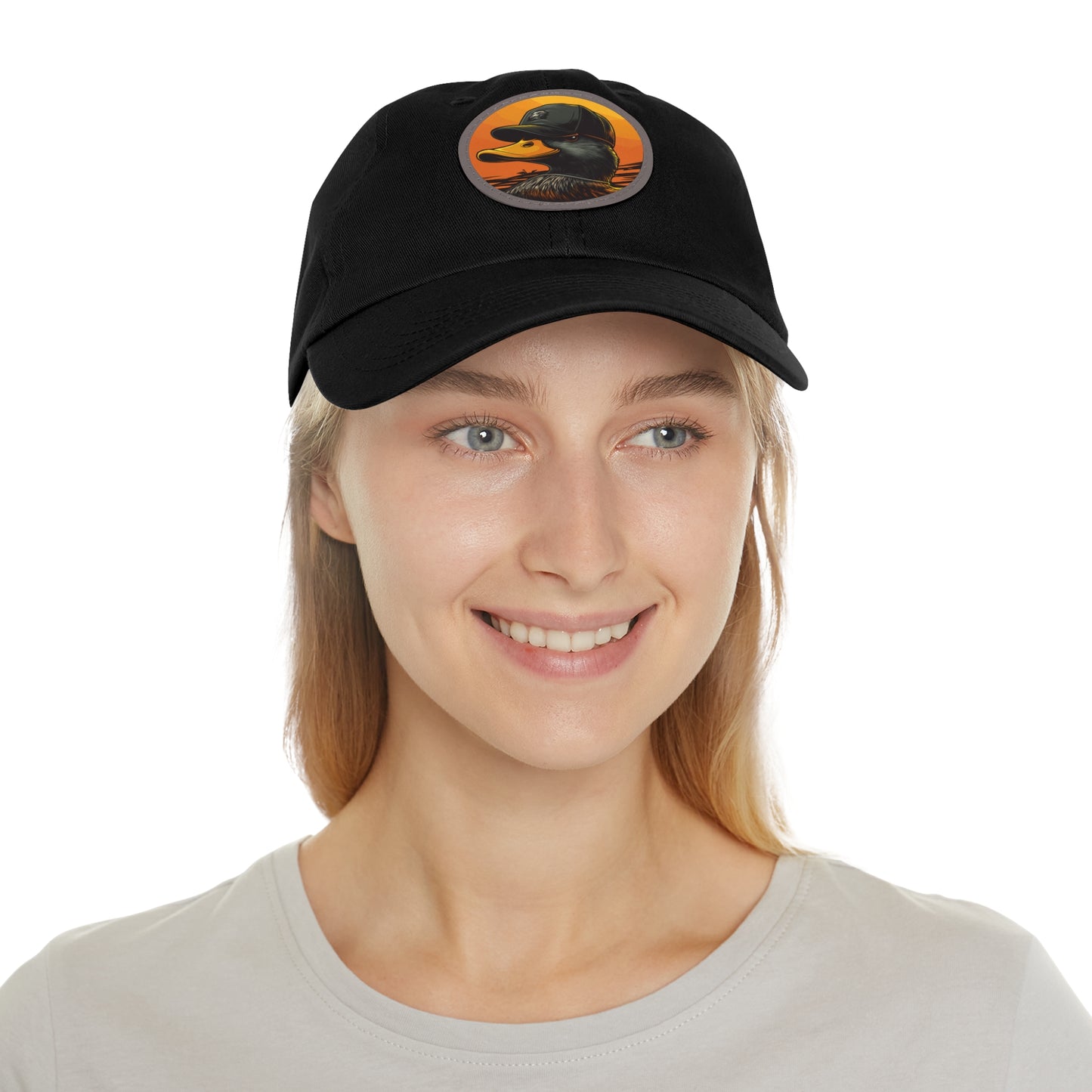 Stylish Dad Hat with Leather Patch - Perfect Gift for Dads, Outdoor Adventures, Casual Wear, Summer Celebrations