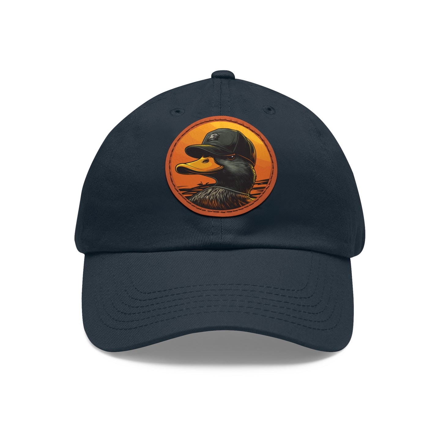 Stylish Dad Hat with Leather Patch - Perfect Gift for Dads, Outdoor Adventures, Casual Wear, Summer Celebrations
