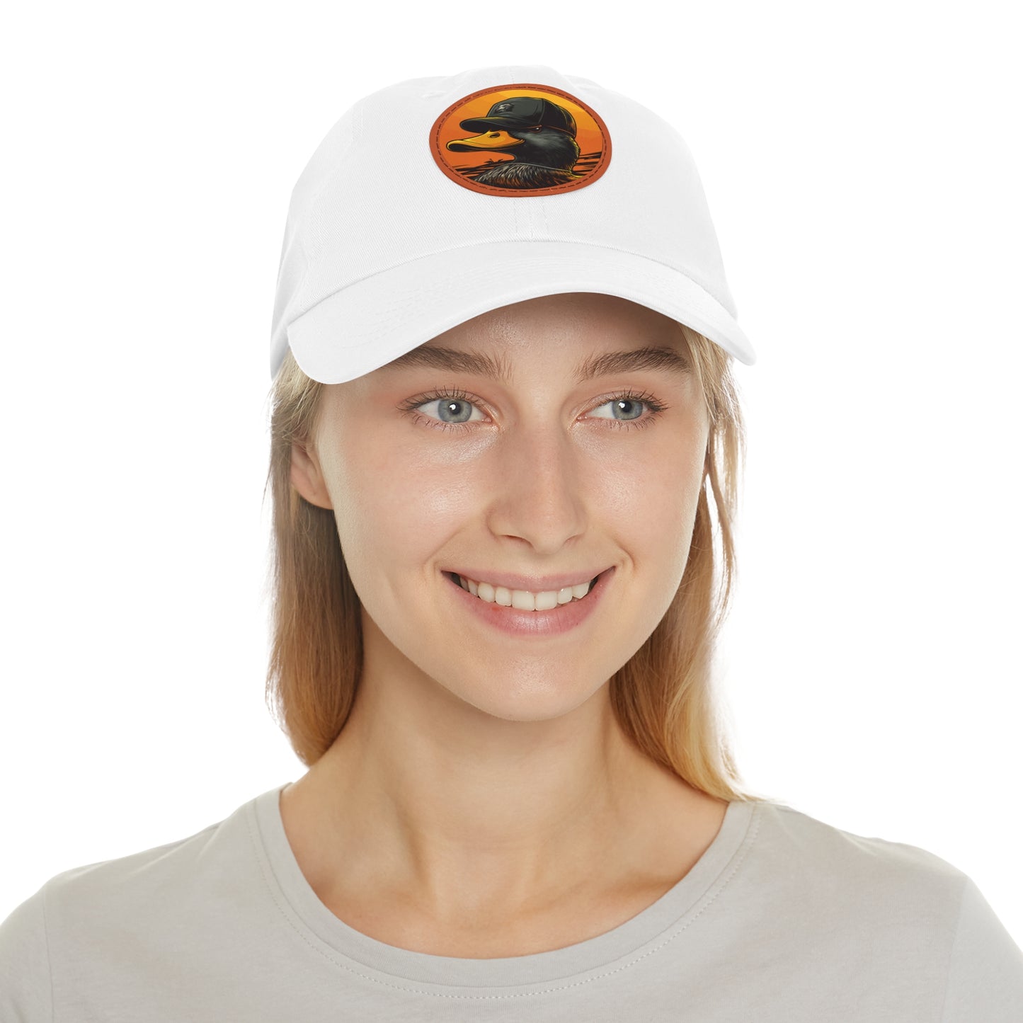 Stylish Dad Hat with Leather Patch - Perfect Gift for Dads, Outdoor Adventures, Casual Wear, Summer Celebrations