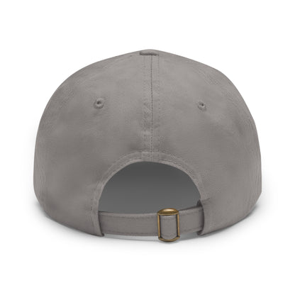 Stylish Dad Hat with Leather Patch - Perfect Gift for Dads, Outdoor Adventures, Casual Wear, Summer Celebrations